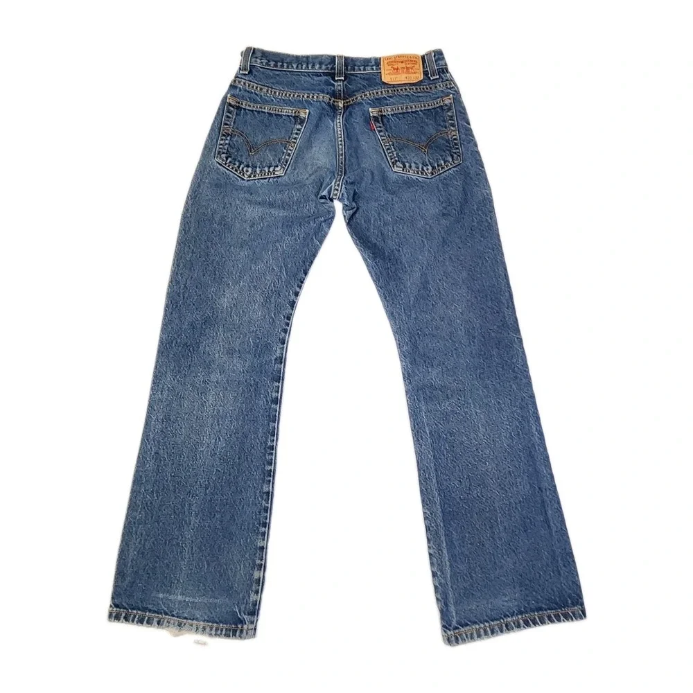 Levi's 517 Boot Cut Jeans Tag 33x32 Fits 32x31 Medium Wash Cotton 2009 Mexico